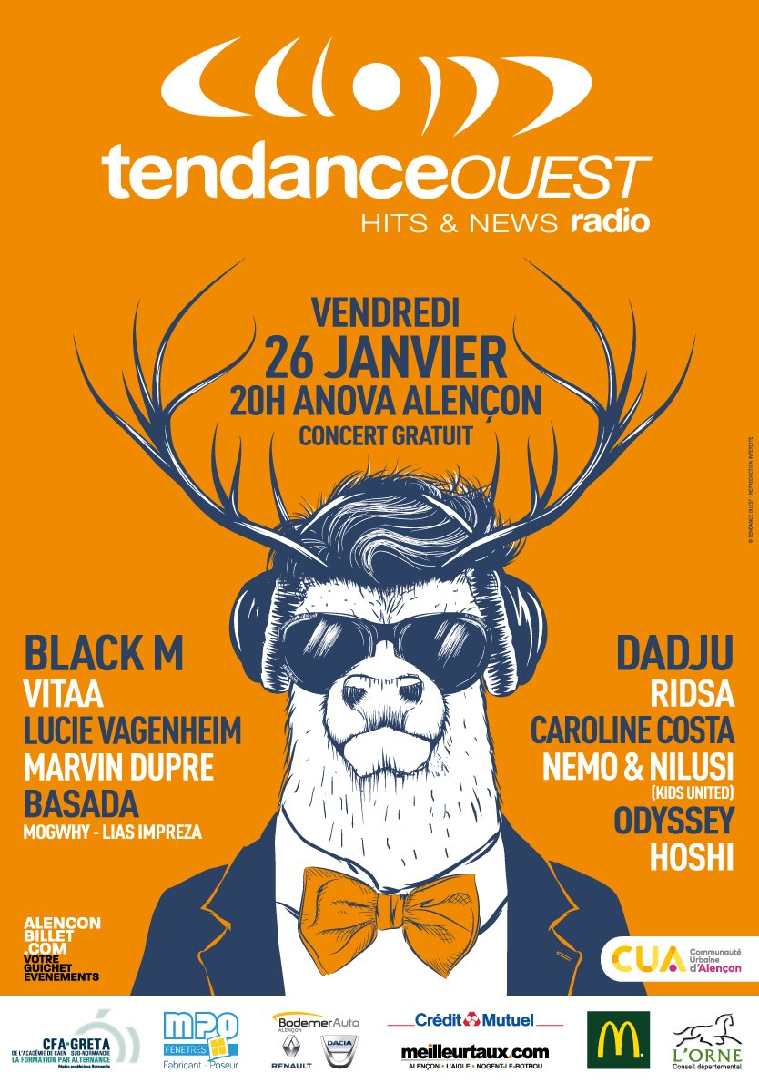 tendanceouest's tweet photo. #tendanceouest #radio reçoit @MarvinDupre et sa sensibilité sur la scène du #tendancelive , le 26 janvier en #Normandie ! #prometslemoi
https://t.co/NQILeOZc89 https://t.co/msakrktdDQ