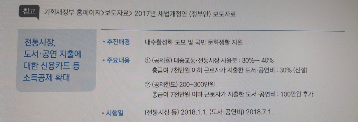 Leeif_'s tweet photo. 2018년 7월 1일자로 공연비 소득공제 진짜네....👀 https://t.co/NOe37mEAFx