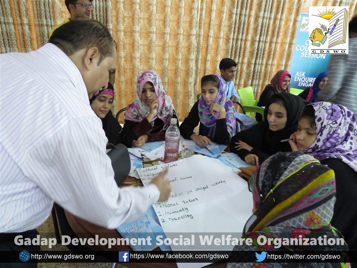 gdswo2's tweet photo. 1st day of Career Counseling Session organized by Gadap Development Social Welfare Organization with 30 students, 15 boys, 15 girls at Community Centre of Murad Jaffer Goth, Old Thana, District Malir, Karachi.

Facilitator Mr. Sohail Muhammad Ali
#GDSWO #YouthDevelopmentProgram https://t.co/N2Y47kzjFw