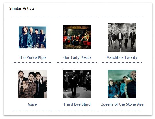 EdensEndMusic's tweet image. Some artists that we "sound like" on @Jango_Radio. #FineCompany