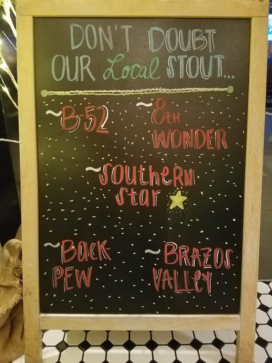 1otherclub's tweet photo. #LocalPour #TheWoodlands Get these #Stouts while you still can! #Dreamshake #ActofBalor #BuriedHatchet #BigSpoon #BreakfastStout https://t.co/XR1u0kdmp6