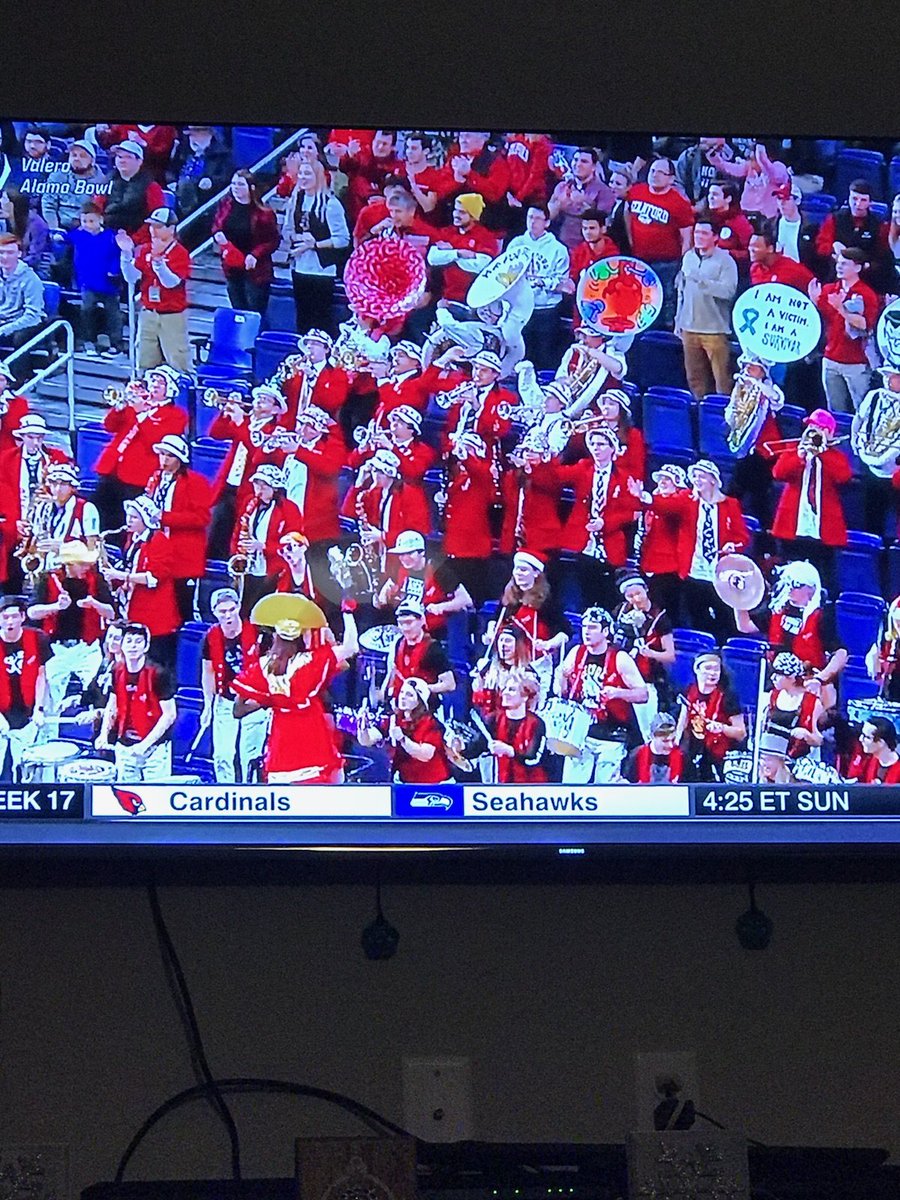 stanfordmom2's tweet photo. I came for the band...and Band Never Loses! #LSJUMB #RTFO https://t.co/TmdqWYQGwA