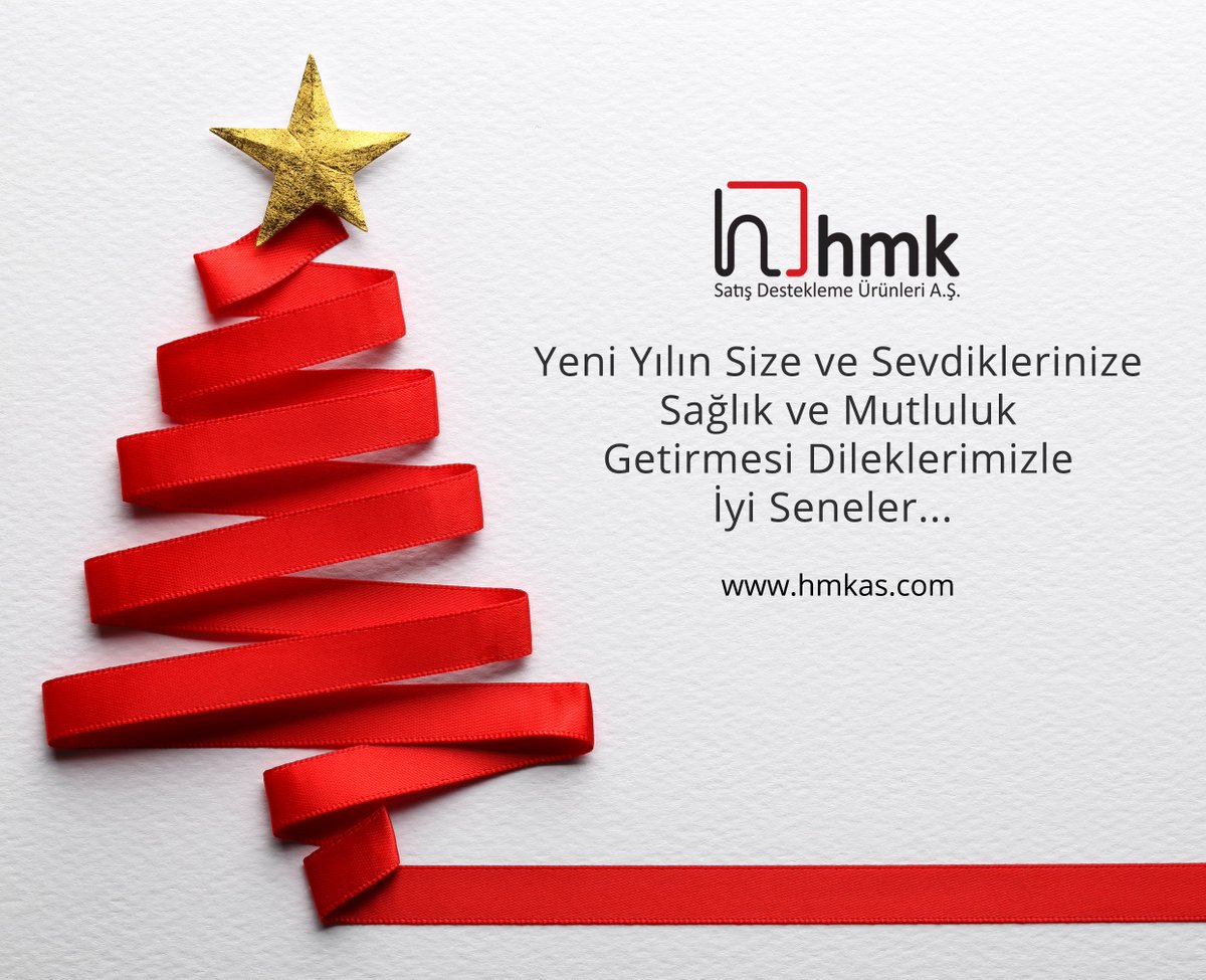 Yeni Yılın Size ve Sevdiklerinize Sağlık ve Mutluluk Getirmesi Dileklerimizle
İyi Seneler...
hmkas.com