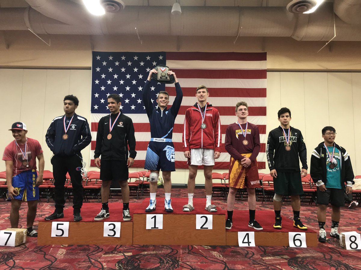 TheWyattEnglish's tweet photo. Holiday Classic Champ!🏆 Pinned my way through the tournament and earned myself the Most Outstanding Wrestler award of the lower weights! Couldn’t have done it without my support system! Much love. Current record: 23-0 #undefeated https://t.co/b9BhiFfeiM