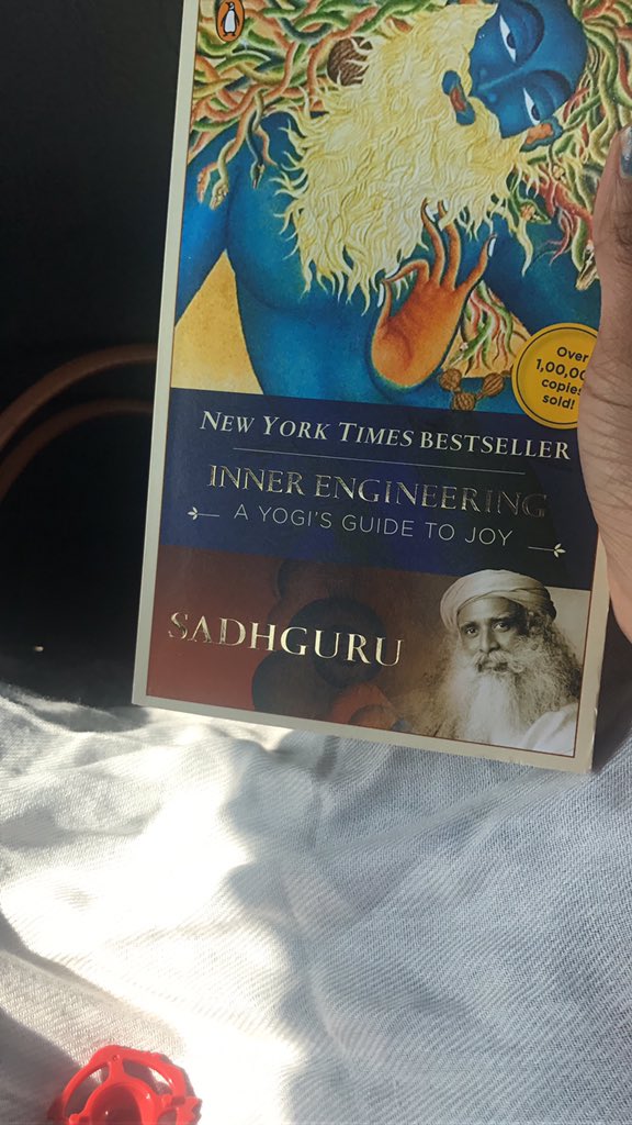 sushruthikrishn's tweet photo. In the process of re-engineering the inner self! Very excited to read this.@sadhguruJV https://t.co/Z4tg0XIvNC
