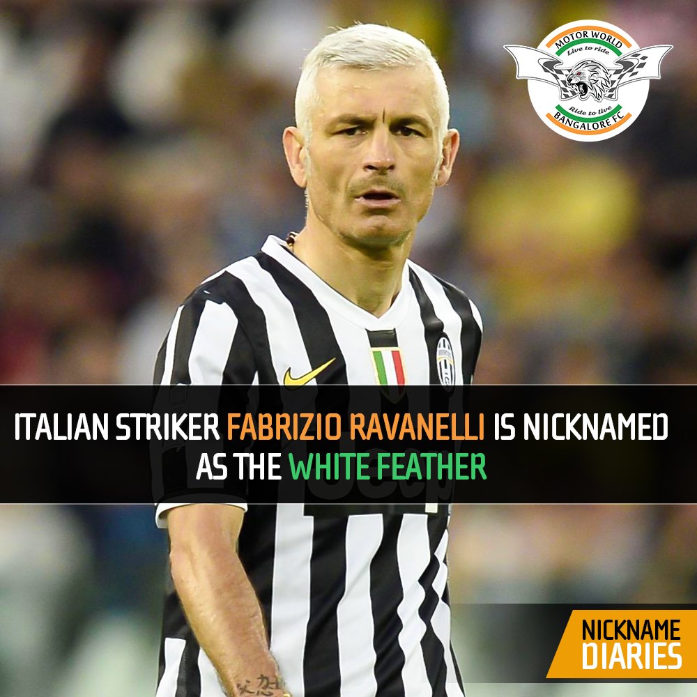 THE WHITE FEATHER'. Italian football legend FABRIZIO RAVANELLI