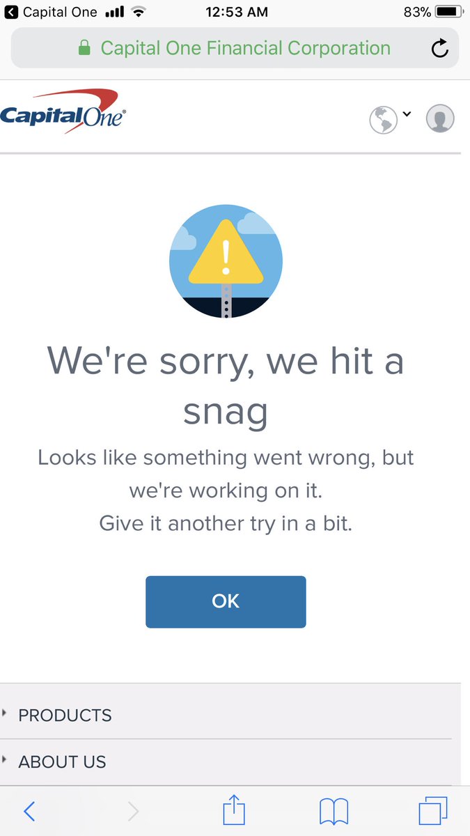 ashj_hammond's tweet photo. @CapitalOne How can someone pay their bill when your site will not work? I got a new phone &amp; forgot my login &amp; this is what I get when I try to recover my info. Not to mention I spent an hour on the phone last month w/ customer service &amp; they assured me it was fixed. https://t.co/0O282b2rtM