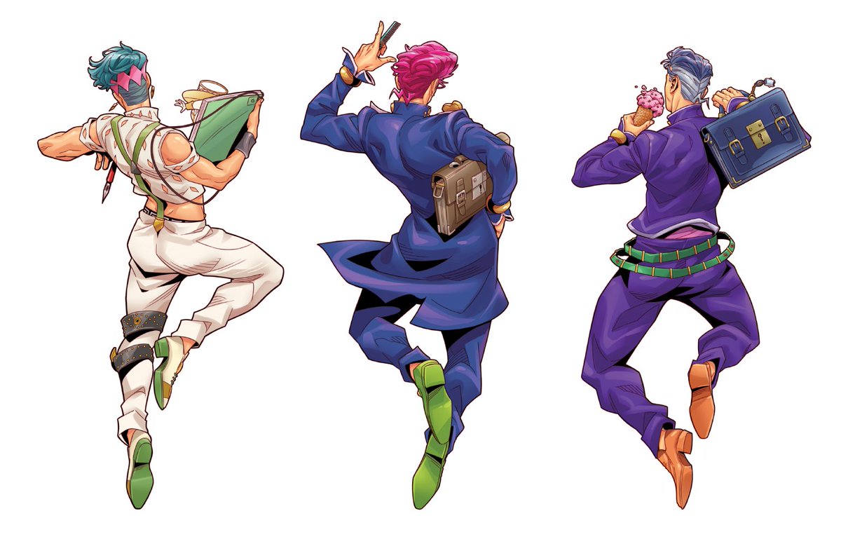 Brain Curry Jojo S Part 4 Boys Double Sided Standee 18cm Height With A Back View Please Feel Free To Pm If You Re Interested Jojosbizarreadventure Diamondisunbreakable Josukehigashikata Okuyasunijimura Rohankishibe