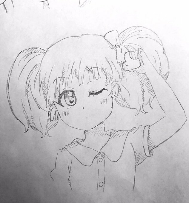 大掃除してたら昔書いたと思われるちなつちゃんが出てきた 