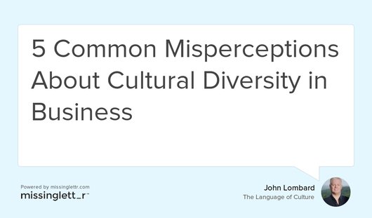 John_TheLOC's tweet photo. "This is an subconscious blind spot that is an impediment not only to implementing effective Cultural..." https://t.co/6TZ3zd8fAF #Diversity #Culture #Intelligence #misperceptions #List https://t.co/6en7YylzTu