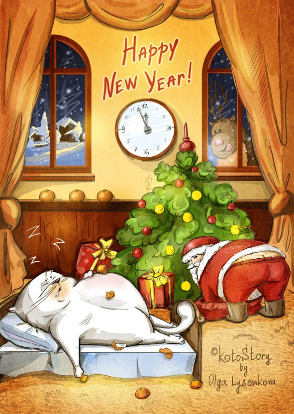 KotoStory's tweet photo. #kotostory #cat #cats #newyear #HappyNewYear #dreams #draw #drawing #illustration #winter #snow #comics #cartoons #SantaClaus #happy #котостори #кот #коты #новыйгод #зима #сантаклаус #дедмороз #подарки #новогодняяночь #иллюстрация #юмор #комикс #зима #счастье  #мечты https://t.co/VWl93kUTvT
