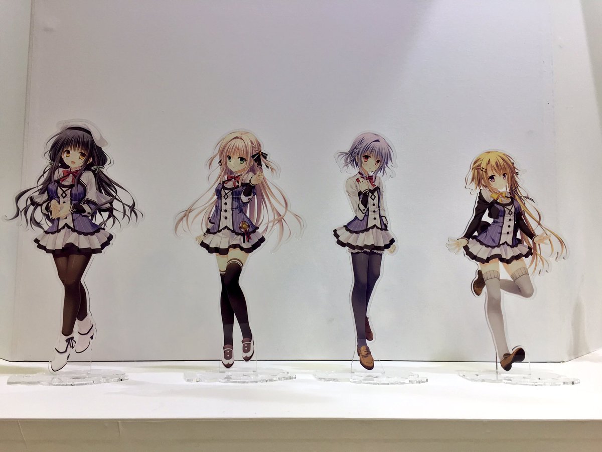 info_palette's tweet photo. ぱれっとだけでなく「オトメ＊ドメイン」「しゅがてん！-sugarfull tempering-」「枯れない世界と終わる花」のキャラクターも勢ぞろいです！
#アキバPOP祭 #ぱれっと https://t.co/KS9dJVpZug