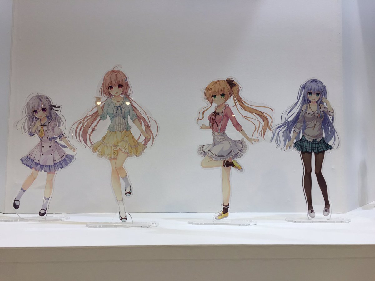 info_palette's tweet photo. ぱれっとだけでなく「オトメ＊ドメイン」「しゅがてん！-sugarfull tempering-」「枯れない世界と終わる花」のキャラクターも勢ぞろいです！
#アキバPOP祭 #ぱれっと https://t.co/KS9dJVpZug