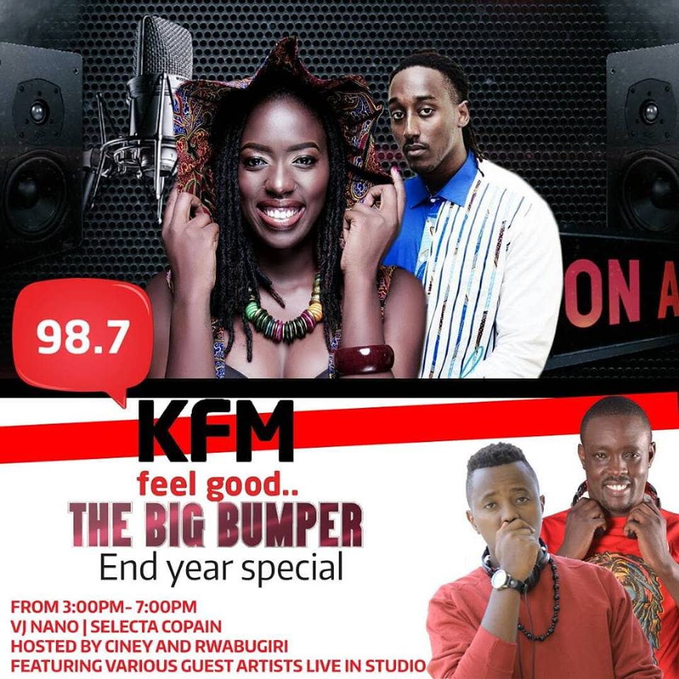 KFM987's tweet photo. Guess what... Don't miss the last show of BIG BUMPER 
#AlotsOfSuprises
#FurahiDay
#29,Dec,2017 https://t.co/xgwSxkMUL5