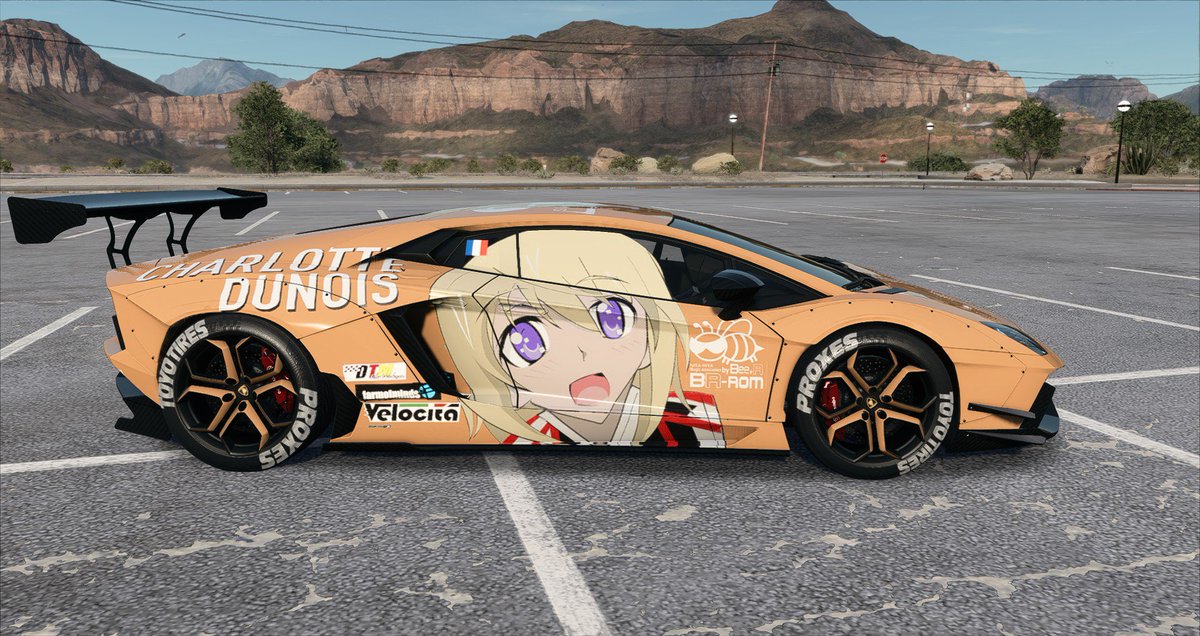 Chiruchirumichiru Nfs Pa Twitter 本日はシャルロット 真横以外顔が崩壊するアヴェンタドール Nfs Nfspayback 痛車