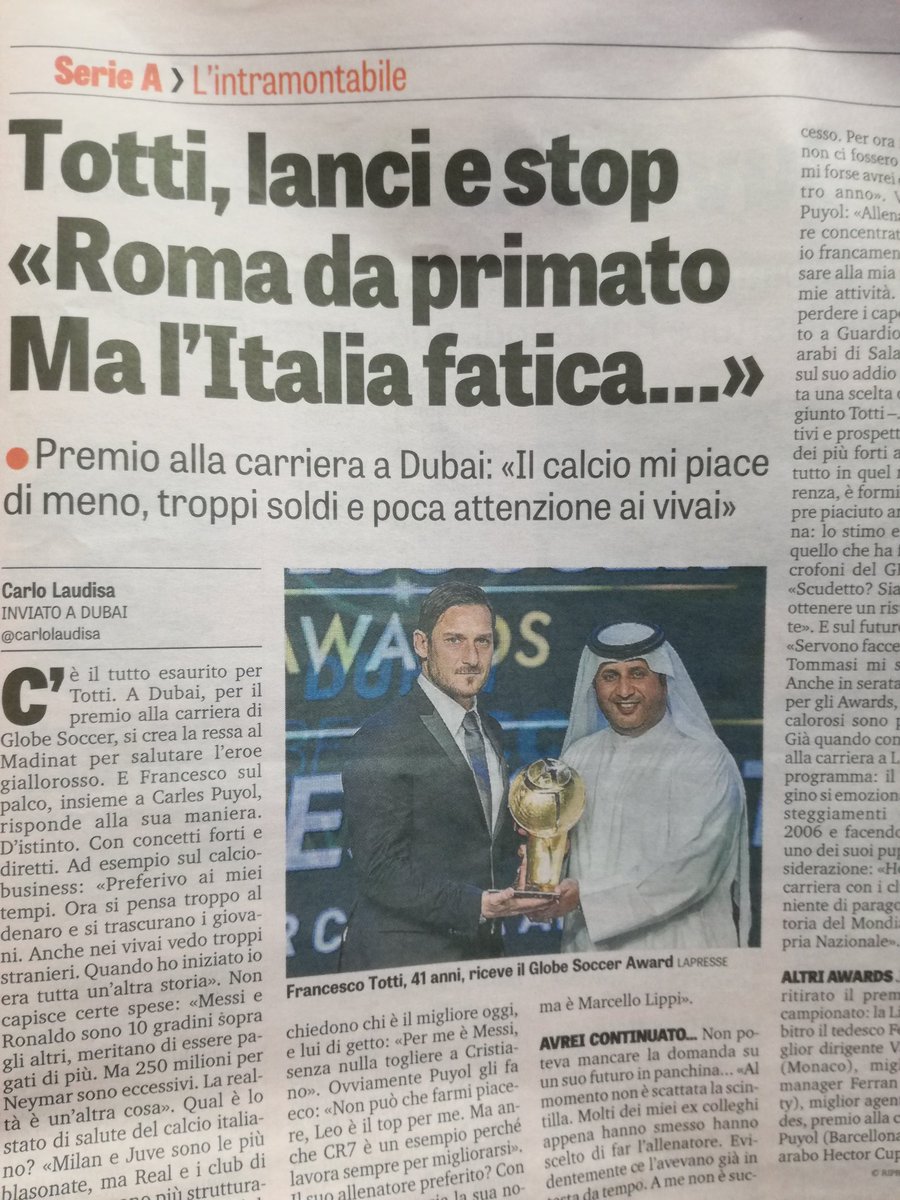 AntoMargiotta's tweet photo. Aoooo
Er #GlobeSoccer Awardesee
è più che Bono 🐛💁😂😂
MERDEE
CAZZARONI
NUN VINCI MMMMAI
#CampioneMorale
#ASROMAMERDA
#cappetano
#buongiorno
#SemprevratoGeneralVaccaro https://t.co/SbAIy78RTD