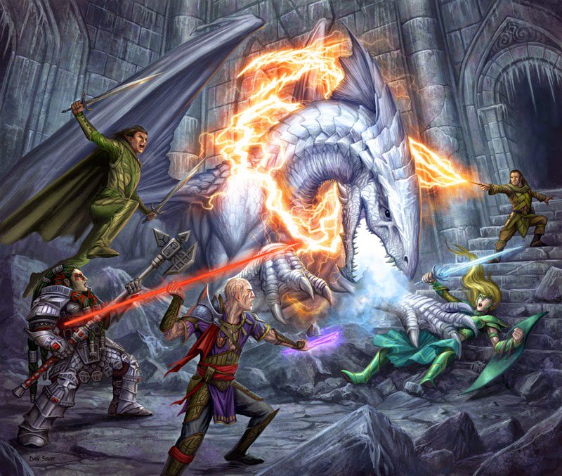 SaveOrDice's tweet photo. Our fight was kinda like this picture, except add in loads of dead bodies, freezing breath, exploding icewalls, unicorns with rainbow lazers shooting out of their eyes, The Hulkbuster, the Harlem Globetrotters &amp; honey mustard pizza, yeah that about describes it! https://t.co/IqCR8YE3Ib