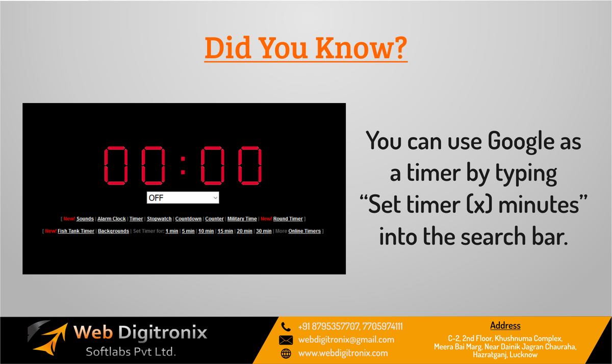 webdigitronix's tweet photo. Did You Know? https://t.co/aBhhulus87