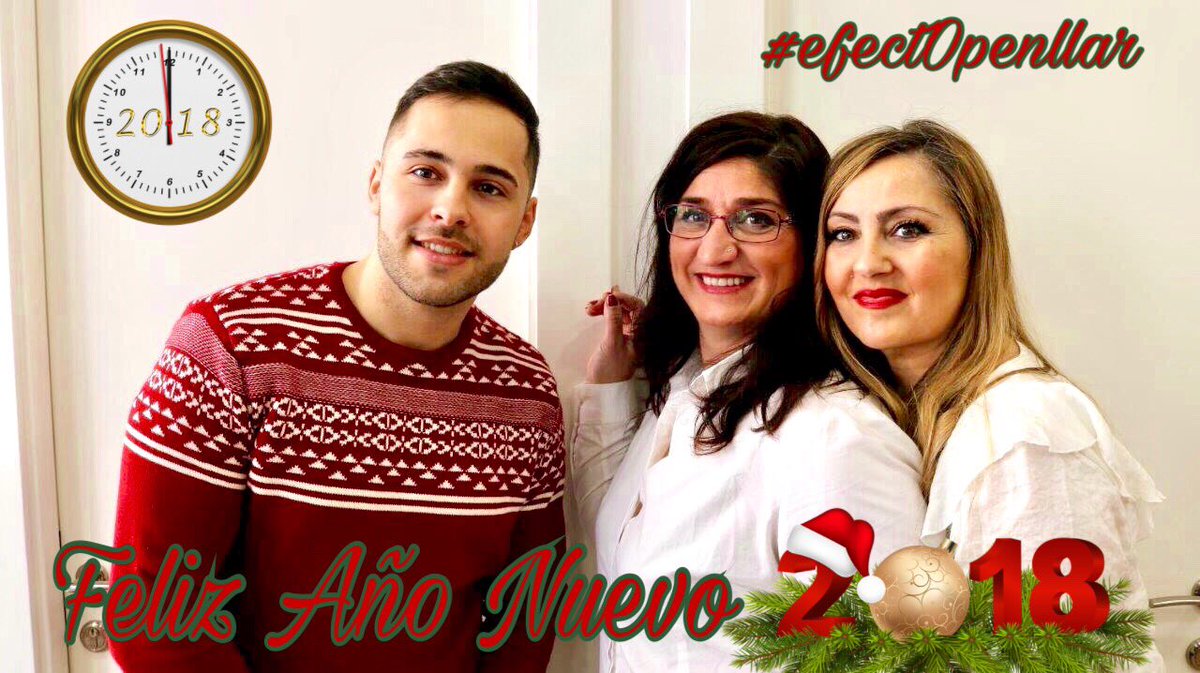 OpenllarCarmen's tweet image. Bueno, ya llegó!! Ya está aquí el último #viernes del año! Ha sido un año maravilloso para mí y mi equipo, porque mi #proyecto #Openllar se ha consolidado en zona haciéndonos crecer. GRACIAS bonicos por vuestro apoyo!! Feliz #2018 de parte de Mari, Iván y mío..😘🎄💫🎁🥂🥂