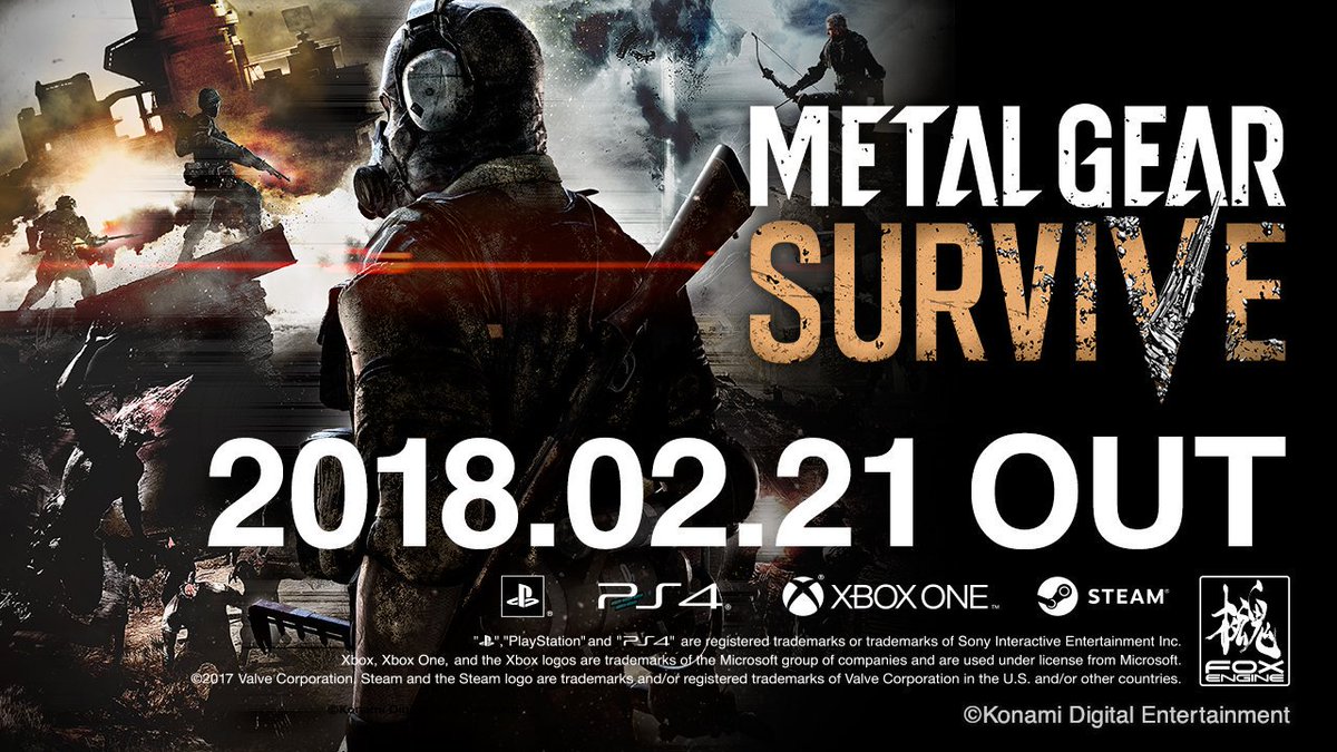メタルギア公式 Metal Gear On Twitter 以前にもご案内しましたが コナミスタイル限定版及び本体同梱版 は予定しておりません また 何件かお問い合わせを頂いております デジタルデラックス版のパッケージ販売も予定はありません 2018年1月18日よりmetal Gear