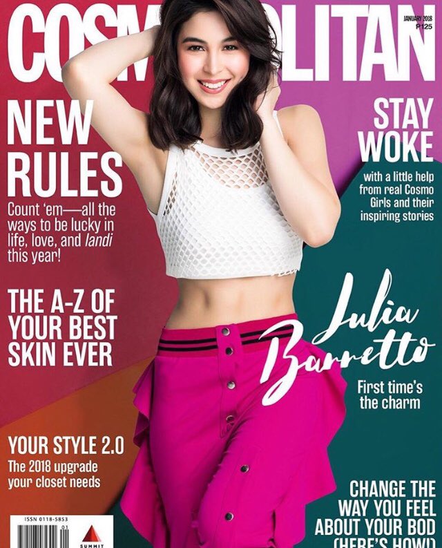 RandomRepublika's tweet image. #JuliaForCosmo | #JuliaBarretto if the first cover girl of #CosmoPH for 2018. ⭐️ @BarrettoJulia @cosmo_ph