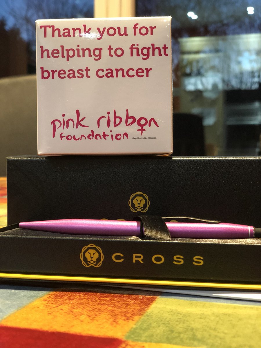 clarateddy's tweet photo. Write your thank you letters with this gorgeous @CrossPensUK. Support the amazing @pinkribbonfound in 2018 &amp; beyond. Follow us all &amp; RT to #Win this pink pen! Competition closes 5/1 https://t.co/noZyhjtVI2