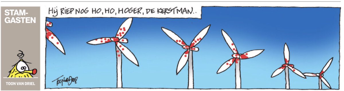 De kerst voorbij.