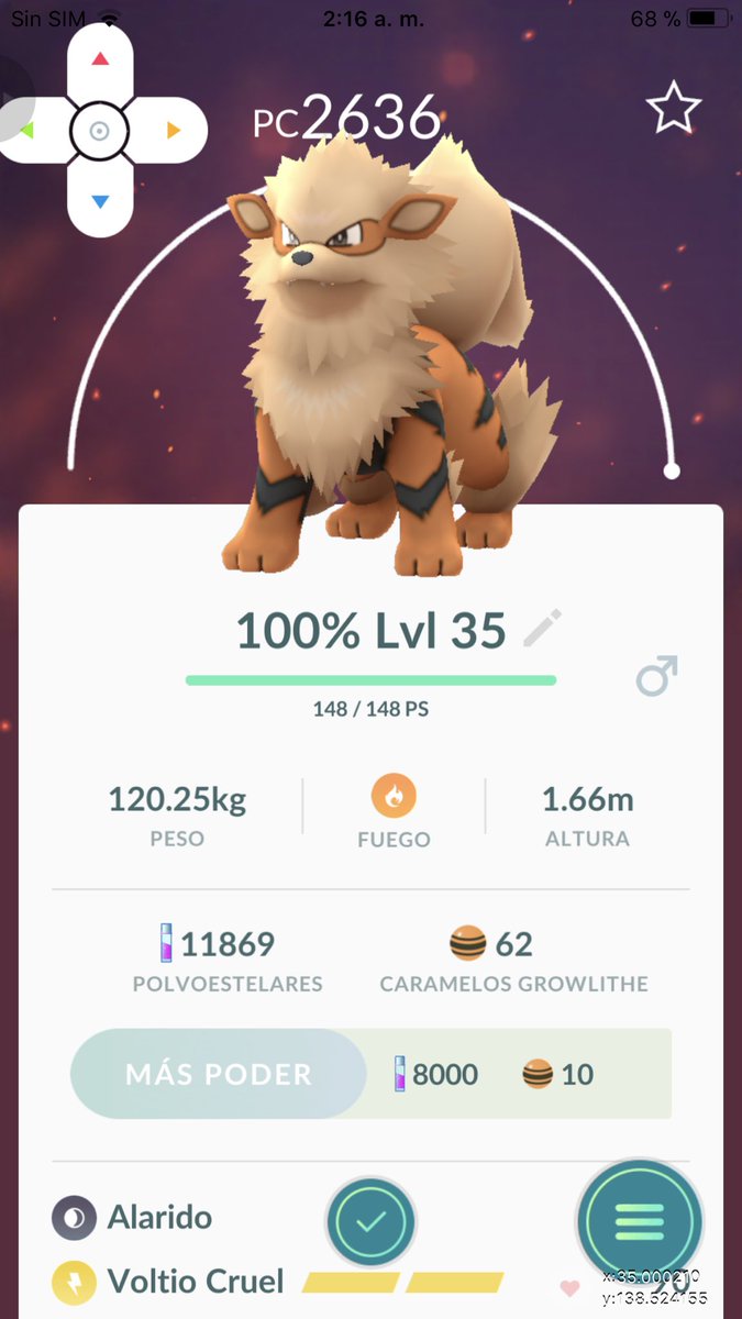 Stardust Pokemon Go على تويتر Arcanine 2636cp L35 Male Pokemongo 100ivmaxcp Rare Screenshots Please Snarl Wild Charge 35 138