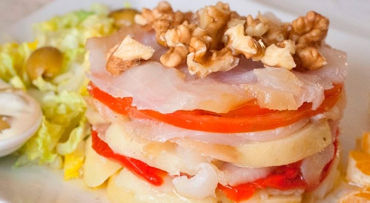 checkinleon's tweet photo. #Hoymecomería unas milhojas de pimientos asados del #Bierzo con bacalao vía @Cooqus #LeónEsp #LeónManjardeReyes #CaminodeSantiago https://t.co/H3NDKSP1iS https://t.co/pE5pfGLKGg