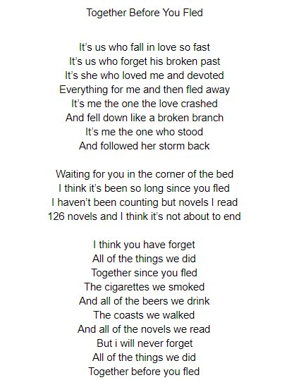 Lyrics Break On Twitter Together Before Your Fled A Song By Breaklyrics Song Lyrics Newsong Edsheeran Lovesongs Love Lovely