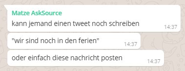 JustAskSource's tweet image. In diesem Sinne: Guten Rutsch!