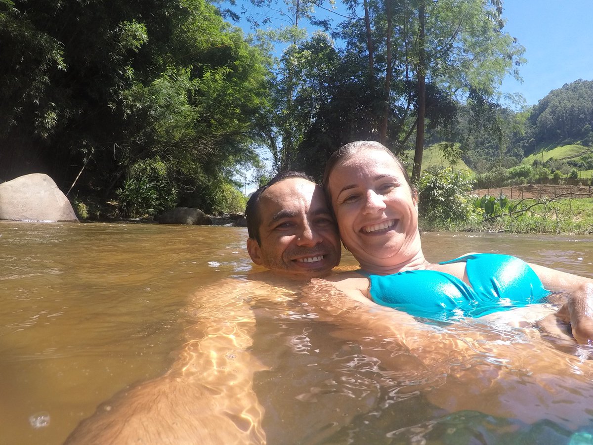 Água maravilhosa nas correntesas de Concórdia.