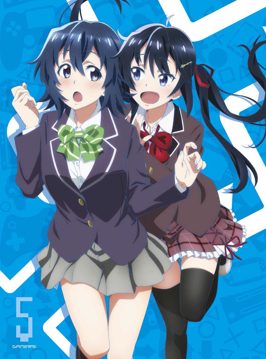Tvアニメ ゲーマーズ 公式 来年1 31 水 発売 Dvd第5巻のジャケットを公開 特典として原作者 葵せきな 先生による日替わりtwitter小説 ゲーマーズとランダムデイズ を収録したブックレットや録りおろし新作ドラマcd 星ノ守姉妹と雨野景太