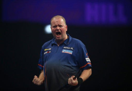 Betfred's tweet image. Today at Ally Pally 🎯

Afternoon Session
Jamie Lewis vs. Darren Webster
Dimitri Van den Bergh vs. Rob Cross

Evening Session
Michael van Gerwen vs. Raymond van Barneveld
Phil Taylor vs. Gary Anderson

#LoveTheDarts