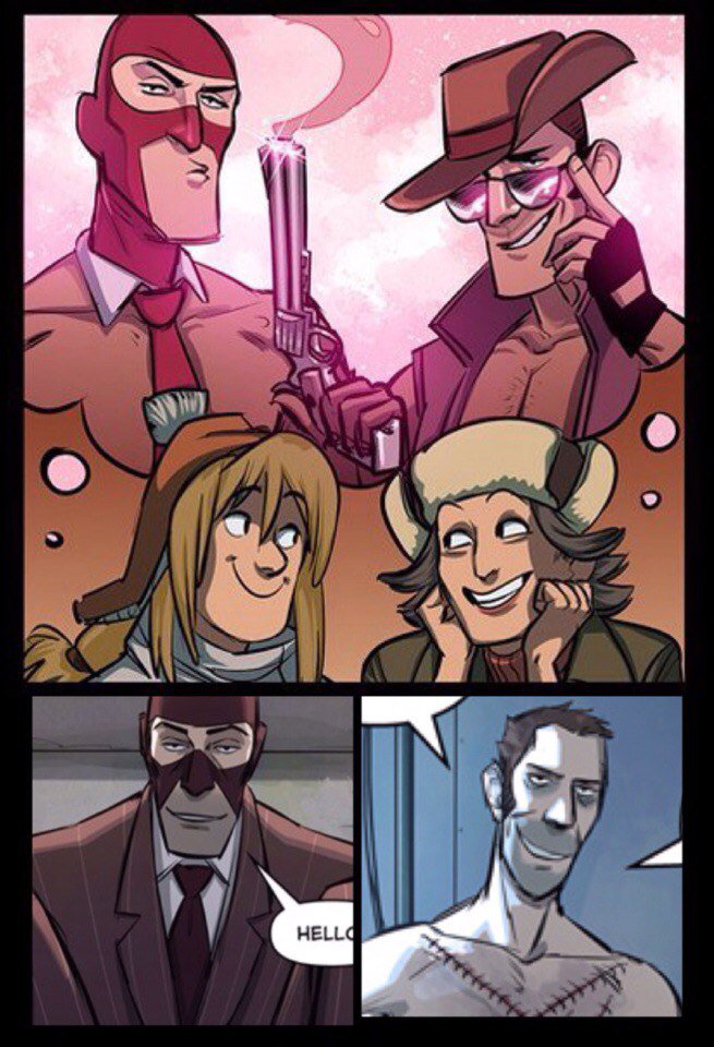 усемагутнае сабачаня 🐺 on Twitter: "Бронислава и Янина (TF2: comics)