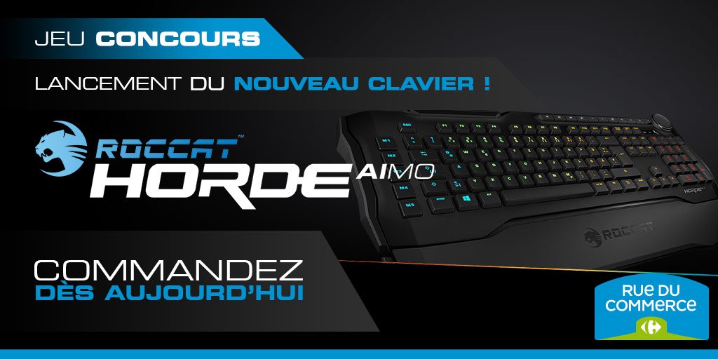 rueducommerce's tweet image. Gamer ou pas, on vous propose de gagner un clavier @ROCCATFrance Pour participer il vous suffit de RT ce tweet :-) Tirage au sort mardi 2 janvier !   bit.ly/2BGzUd3