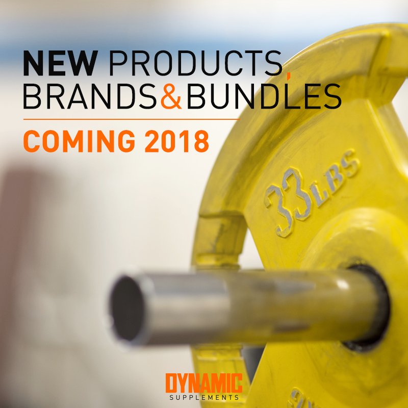 YouAreDynamic's tweet photo. New Arrivals Coming 2018! We'll be bringing you new products, new brands and all new exclusive bundles! Bring on the New Year! #NewYear #BringOn2018 #NewYearsResolutions #SportsNutrition #YouAreDynamic https://t.co/lnzT11PFah