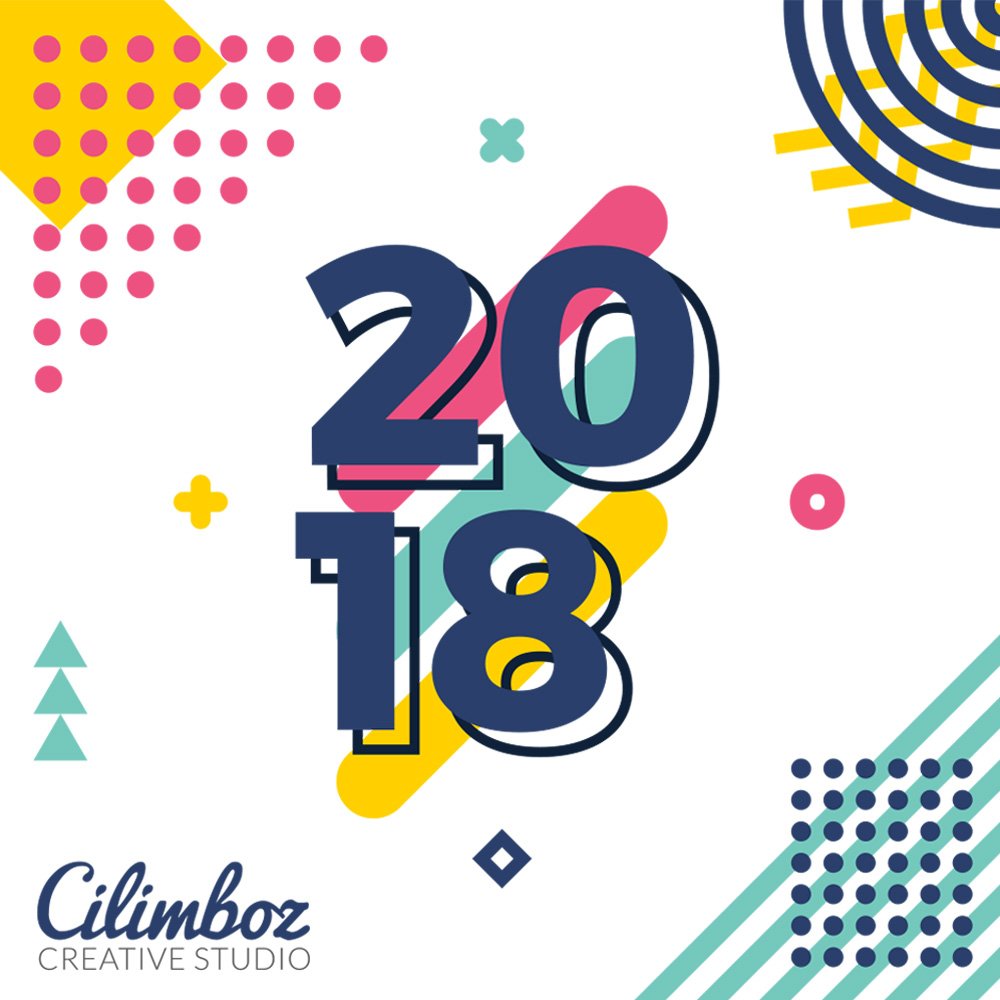 cilimboz's tweet photo. Sevdiklerinizle mutlu bir yıl geçirmenizi dileriz 🎊🎉 #yeniyil #mutluyıllar #2018 #cilimboz #cilimbozcreativestudio https://t.co/bHYdjcz70k