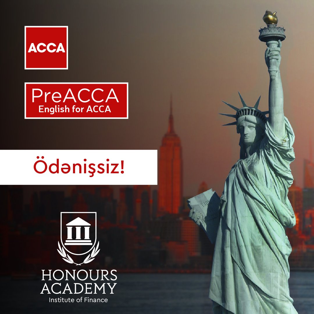 Honours_Academy's tweet photo. #Dünyada bir ilk olaraq #Honours #Academy tərəfindən təsis və təşkil edilən #PreACCA proqramı hər kəs üçün əlçatan oldu! https://t.co/IGAUA25FgT