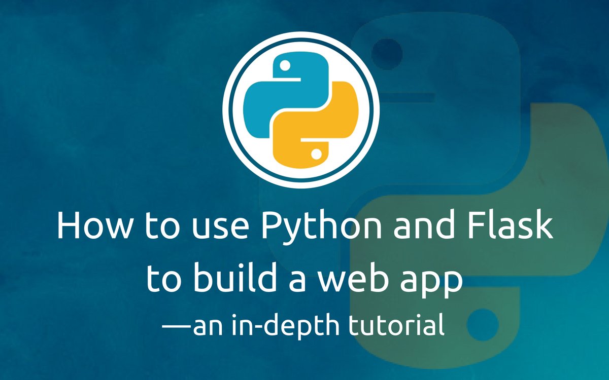 fuzlr's tweet photo. How to use Python and Flask to build a web app — an in-depth tutorial https://t.co/P0deAmH0UP #Python #webapp #DataScience #MachineLearning #javascript #Programming #webdevelopment #ArtificialIntelligence https://t.co/PUti7MtOVb