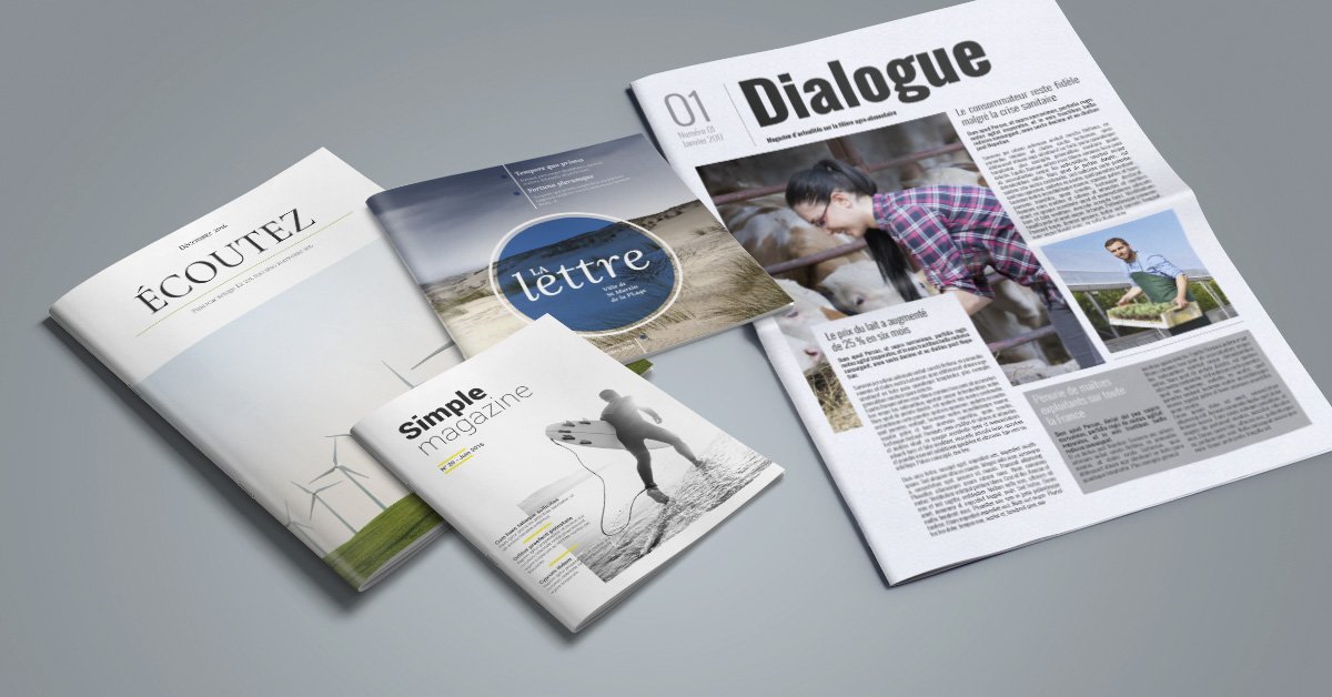 CinquiemdeCouv's tweet photo. Magazine, journal, dépliant... Découvrez tous nos modèles graphiques pour concevoir vos propres supports de communication print : https://t.co/6ciOlbZ09G https://t.co/iNFSBjz4aV