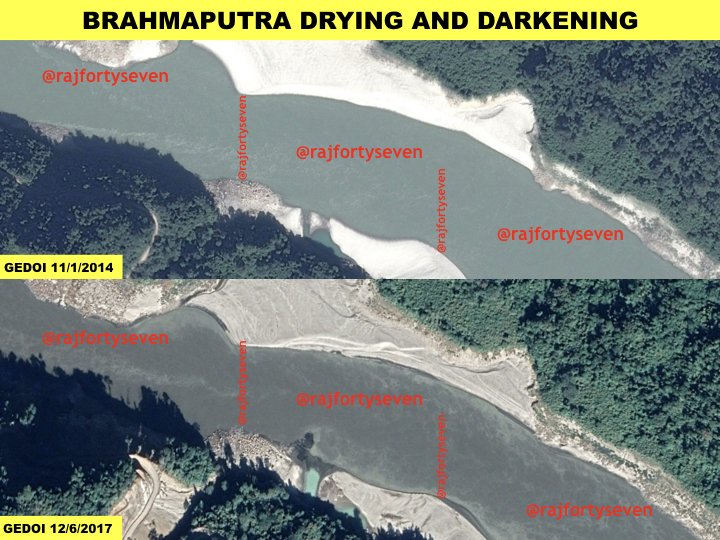 rajfortyseven's tweet image. #China causing darkening of #Brahmaputra River,
#PRC FM spokesperson #HuaChunying wrong to cite earthquake as reason.
Prelim analysis of @Arunachal_Times wrong in giving China clean chit.
Read @ThePrintIndia to understand inconsistencies in their report
theprint.in/2017/12/29/chi…