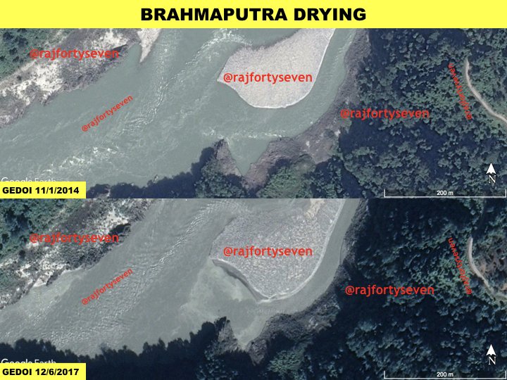 rajfortyseven's tweet image. #China causing darkening of #Brahmaputra River,
#PRC FM spokesperson #HuaChunying wrong to cite earthquake as reason.
Prelim analysis of @Arunachal_Times wrong in giving China clean chit.
Read @ThePrintIndia to understand inconsistencies in their report
theprint.in/2017/12/29/chi…