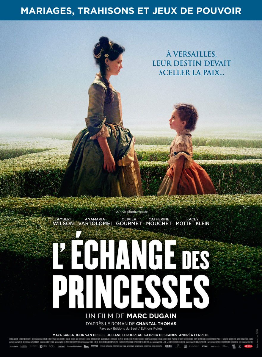 On connaissait les talents d’écrivain de <a href="/Dugainmarc/">Marc Dugain</a>, on peut maintenant constater qu’il est aussi excellent réalisateur! « L’échange des princesses » actuellement au cinéma est à voir absolument! <a href="/AdVitam_distrib/">Ad Vitam</a>