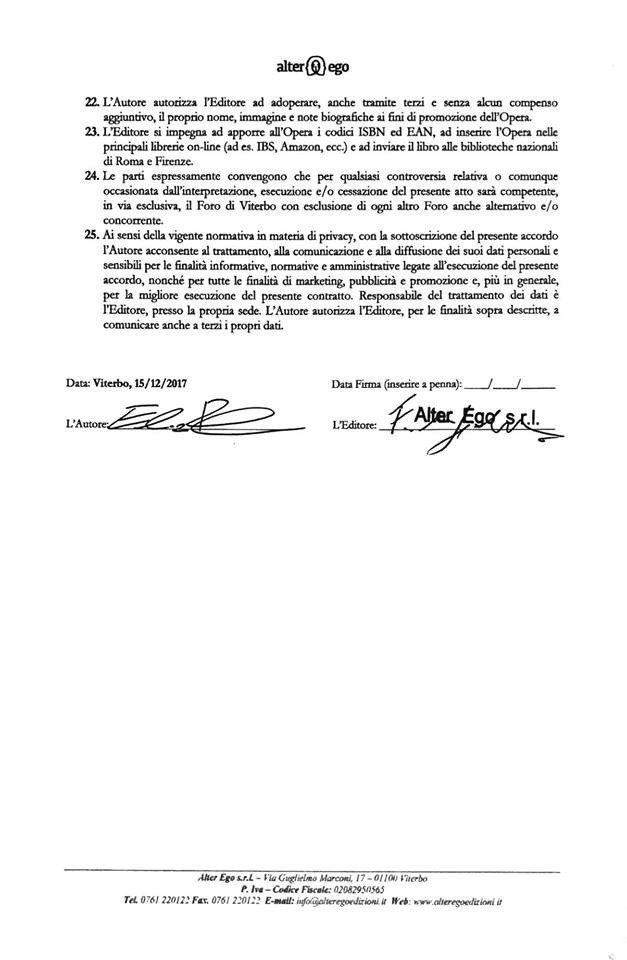 EliaBanelli's tweet photo. 😀 E' davvero una bella sensazione firmare il primo contratto editoriale. https://t.co/G9kTSHnPy0