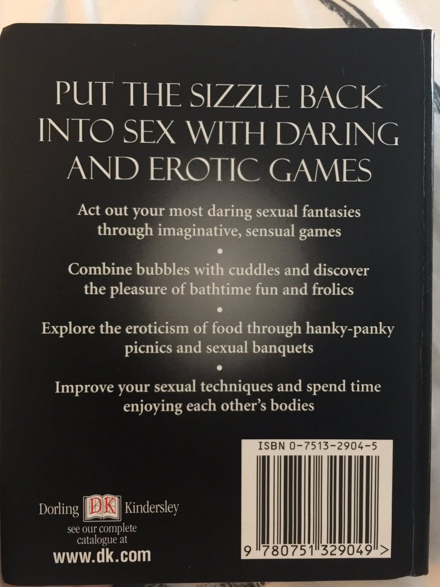 That's right - BELOVED PUBLISHERS OF CHILDHOOD REFERENCE BOOKS, DORLING KINDERSLEY are here to talk us through their favourite sex games."Hanky-panky picnics" and all.