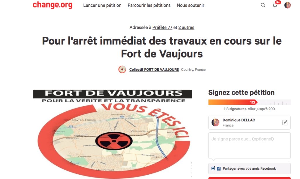 DomDellac93's tweet photo. Arrêt des travaux au Fort de Vaujours, signez la pétition ! https://t.co/GkQDiT0zlJ https://t.co/Szw4IgFdFK