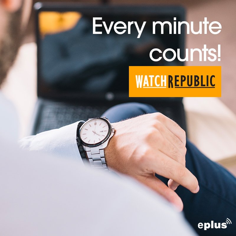 ePLUStaptopay's tweet photo. Make every minute count this 2018! Get a new watch from Watch Republic, and present your #ePLUS card to enjoy discounts and easy transactions! https://t.co/mR9S4uqRlQ