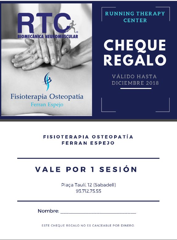 RunningTherapyC's tweet photo. ¡ESTAS NAVIDADES REGALA SALUD!🎄🎁 https://t.co/3uWhnw7N2Y
