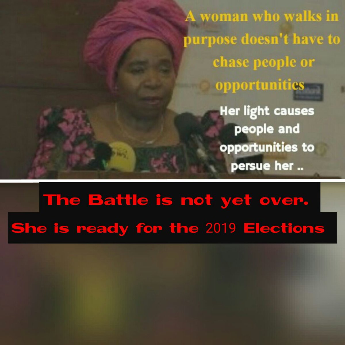 VusiMathebula13's tweet photo. @DlaminiZuma is ready for the 2019 Elections and she has not lost any hope.SA needs a true leader who works in a real way its betterment and this cn b only brought by hr. @CyrilRamaphosa is serving the nation wth poverty and unemployment. #ANC54 @SAPresident @IOL @ANN7tv @ANCYLhq https://t.co/TGtQwbmVQM